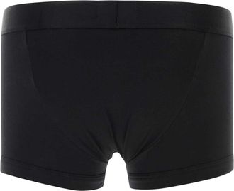 Emporio Armani Mens Stretch Cotton Boxer Black Elastane Bodysuits