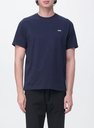 Autry T-shirt a girocollo in cotone con logo Autry