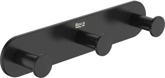 Roca Roca - Percha Triple Round Hotels Color: Negro Mate