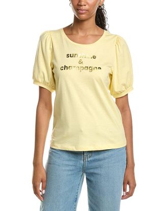 Ichi Ihlamyna Puff Sleeve T-Shirt