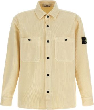 Stone Island Camicia con applicazione Compass - Toni neutri