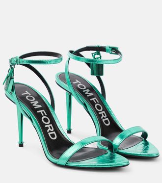 Tom Ford Padlock leather sandals