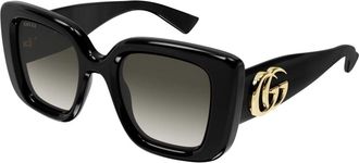 Gucci Gg 1975S 002 Zonnebrillen - Dames - Zonnebrillen - Zwart - 50 MM - Accessoires