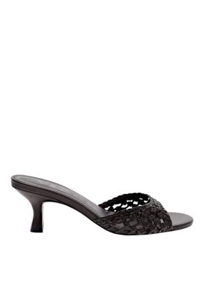 Staud Womens Brigitte Hand Knotted Mule In Espresso