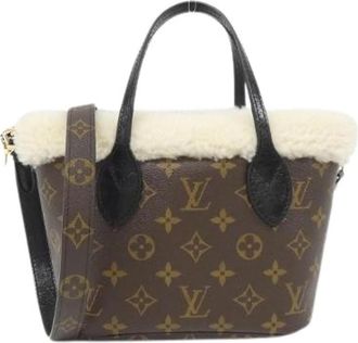 Louis Vuitton Pre-owned Vintage Canvas Handbag - Dames - Vintage Handtas - Bruin - ONE Size - Vintage