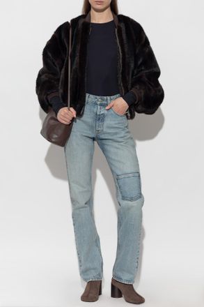 Maison Margiela Jeans With A Pocket On The Leg, Womens, Blue