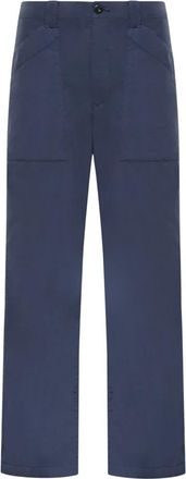 C.P. Company Flatt Nylon Loose Pants - Heren - Straight fit broeken - Blauw - M - Nylon - Broeken