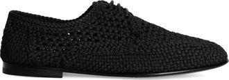 Dolce & Gabbana Derby con design intrecciato - Nero