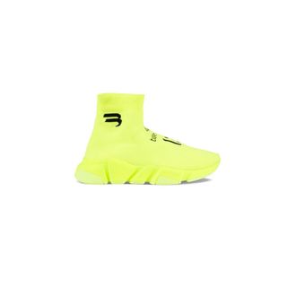 Balenciaga Schoenen, Dames, Geel, 36 EU, Polyester, Speed Soccer Sneakers