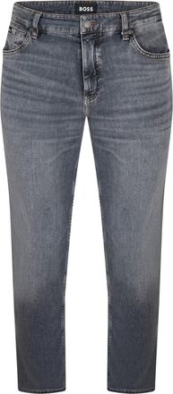 HUGO BOSS Heren Maine Denim Mid Rise Slim Jeans (Donkergrijs)