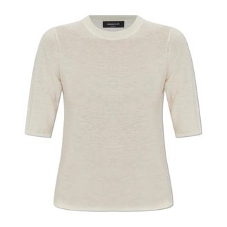 Fabiana Filippi Dames, Truien, Beige, Maat: 2XS Zijde