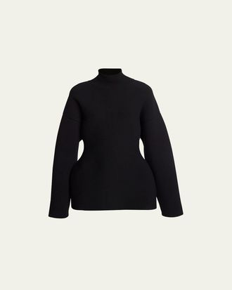 Balenciaga Hourglass Turtleneck Sweater