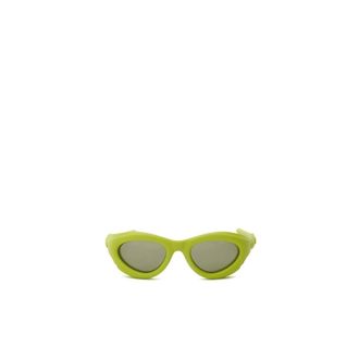 Bottega Veneta Sunglasses, male, Green, Size: ONE SIZE Acetate Sunglasses