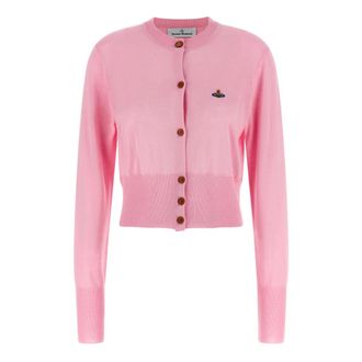 Vivienne Westwood Cardigans, female, Pink, M, Bea Cropped Cardi