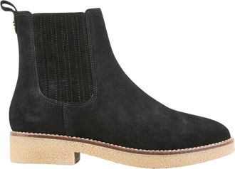 Cosmoparis Schoenen, Dames, Zwart, 40 EU, Leer, Platte Chelsea Boot