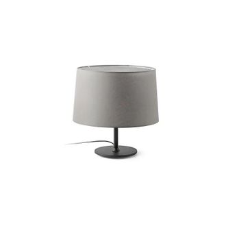 Faro Barcelona Windsor L&aacute;mpara De Sobremesa Negro/gris 20225-130