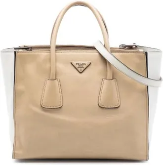 Prada Borsa a mano vintage Pre-owned - - Pre-owned - Donna - Beige - ONE SIZE