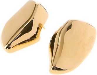 Bottega Veneta Womens Gold Silver Small Prisma Earrings Silveryellowgold Sterling