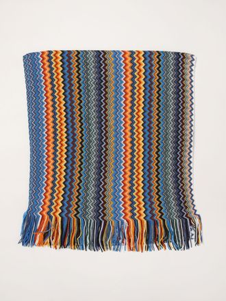 Missoni Abstract Striped Pattern Wool Blend Scarf