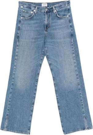 Citizens Of Humanity Solstice Straight Jeans - Dames - Regular Fit Jeans - Blauw - W27 - Denim - Jeans