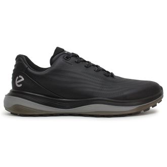 Ecco Ecco Golf LT1 Leather Mens Low Top Trainers - Black - Size:UK 12-12.5