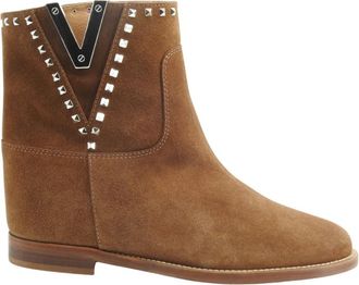 Via Roma 15 M-Pe 25 Enkellaars - Dames - Cowboylaarzen - Bruin - 36 EU - Leer - Schoenen