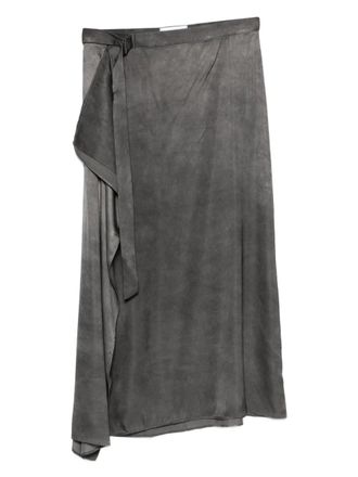 Christian Wijnants Scala ruffle-detail midi skirt - Grey