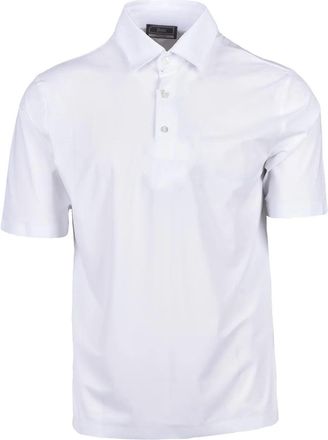 Herno White Polyamide Elastane Technical Fabric Polo