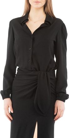 Moschino Womens Black Marabou Casual Dress