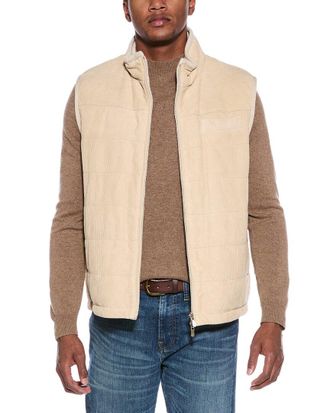 Brunello Cucinelli Reversible Suede & Cashmere Vest