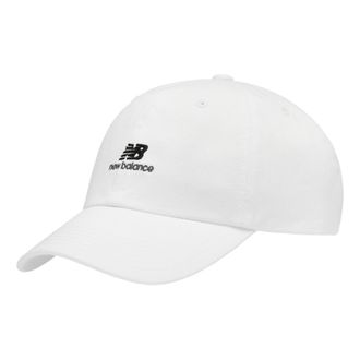 New Balance Logo Baseball Hat White LAH22008-WT