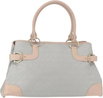 Ferragamo Pre-owned Handbags, female, Gray, Size: ONE SIZE Pre-owned Handbag