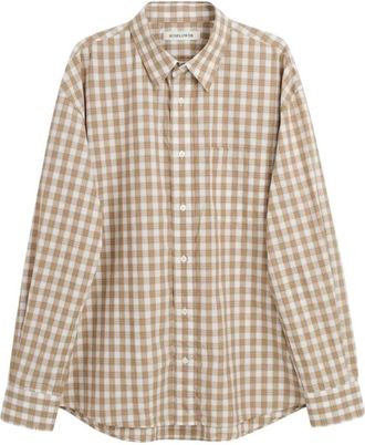 Sunflower New Base Shirt - Heren - Casual Overhemden - Beige - XL - Katoen - Overhemden
