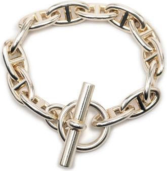 Hermès Bracciale Chaine DAncre grande in argento sterling 2015-2025