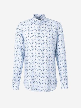 Vincenzo Di Ruggiero Napoli Floral Motif Shirt