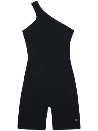 Anine Bing Lore one-shoulder jumpsuit - Black