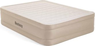 Bestway Cama Hinchable Doble Bestway 203x152x46 Cm Inflador Integrado Fortech Beige