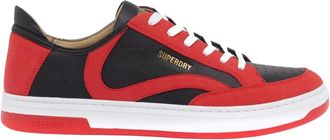 Superdry Schoenen, Heren, Veelkleurig, 43 EU, Leer, Vegan Basket OV Lage Trainer