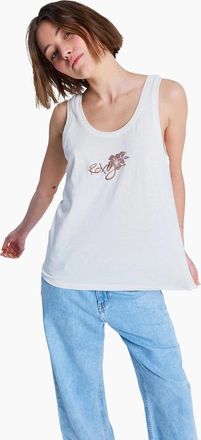 Roxy Womens Roxy Womens Dream Oasis Short Sleeve T-Shirt - White - Size: 10/8
