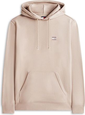 Tommy Jeans Heren Badge Hoodie (Kalksteen)