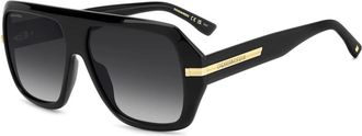 Dsquared2 Stijlvolle zonnebril zwart montuur - Heren - Zonnebrillen - Zwart - 59 MM - Accessoires