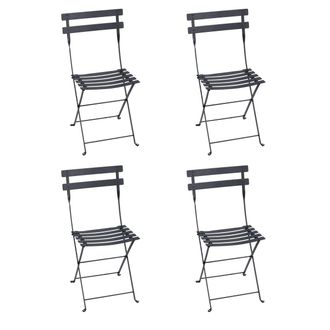 Fermob Bistro Klappstuhl Metall, anthrazit (4er-Set)