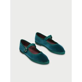 Flabelus Fluwelen Mary-Jane ballerinas Sethe