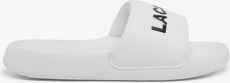 Lacoste Heren Lacoste Serve Slide 1.0 Sliders in Zwart-Wit