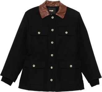 Maje Giacca con bottoni - Nero