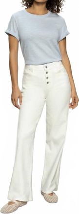 Sanctuary Luna Cuffed Pant In White