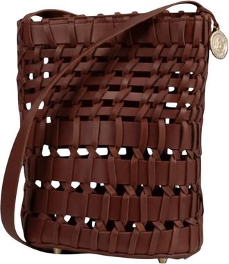 Freya Womens Matrix Bucket Bag In Mahogany