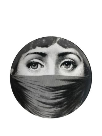 Fornasetti Bord met fotoprint - Zwart