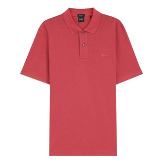HUGO BOSS Tops, Heren, Rood, M, Polo Shirt