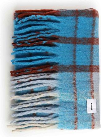 BONSAI Checked Scarf With Logo